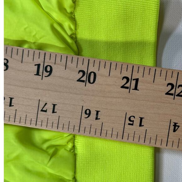 Nike Neon Green Full‑Zip Windbreaker Girl's XS Vintage Retro 90s Style - Picture 9 of 10